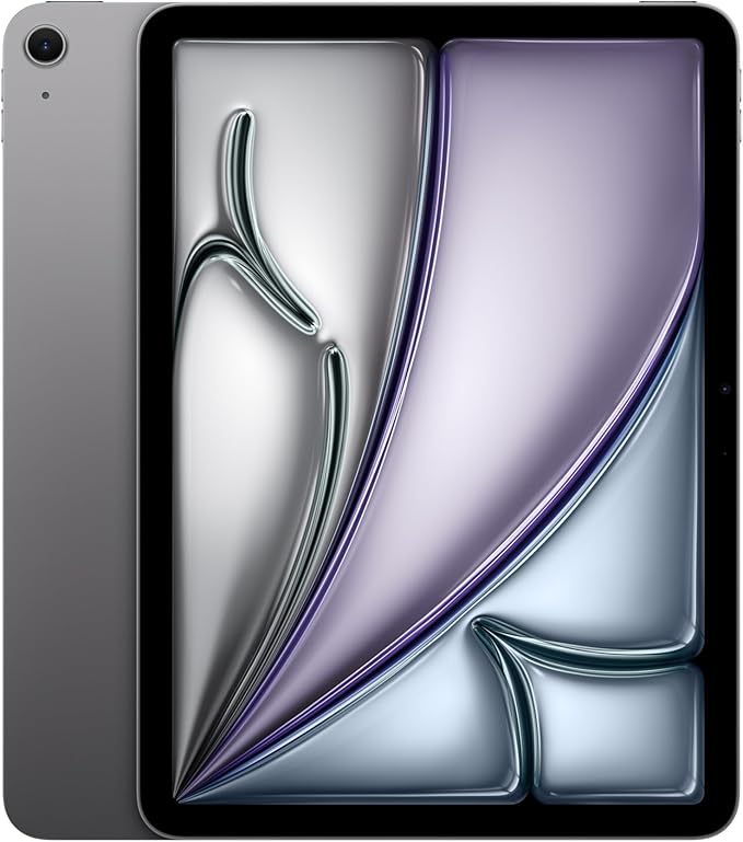 Apple iPad Air 11-inch with M3 chip Built for Apple Intelligence, Liquid Retina Display, 128GB, 12MP Front/Back Camera, Wi-Fi 6E, Touch ID, All-Day Battery Life — Space Gray/SC6PW4C676F