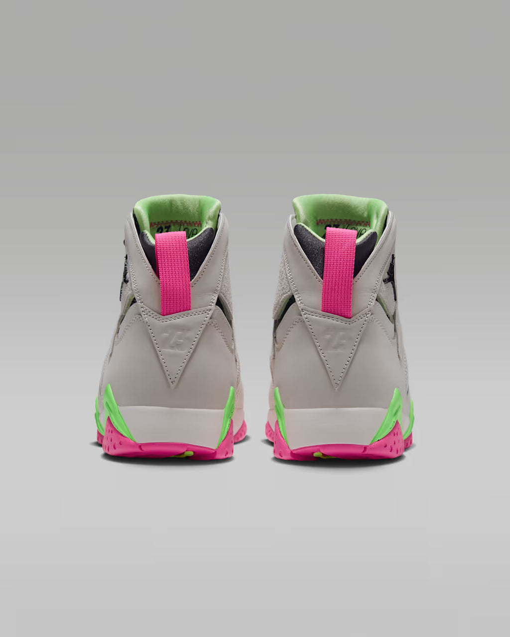 Air Jordan 7 Retro "Tennis Day" Phantom/Anthracite-Lime Blast, Men's Sz 10.5/Women's Sz 12