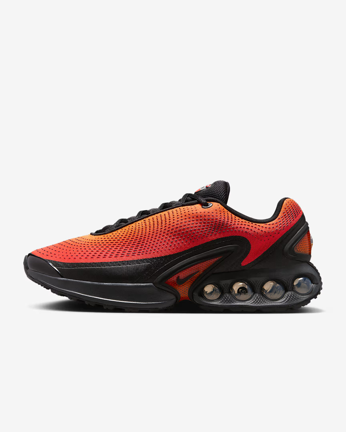 Nike Men's Air Max DN Shoes, Size 11- Orange & Black