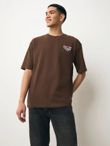 White/Green/Brown Graphic Print Heavyweight T-Shirts (3 pack) by Next - XL