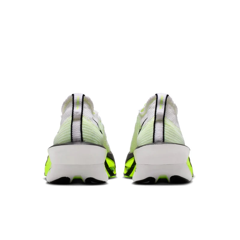Nike Men's Alphafly 3 (100 - White/Black Volt-Barely Volt) (Size: 8)