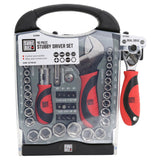 SureBilt Stubby Driver Dual Drive Ratchet SAE/Metric Tool Set 45 Piece
