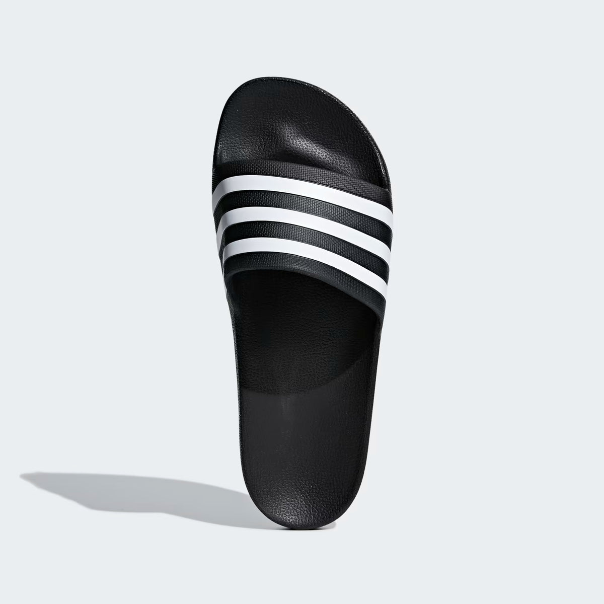 * Adidas Adilette Aqua Slides, Core Black / Cloud White / Core Black, woman's 8
