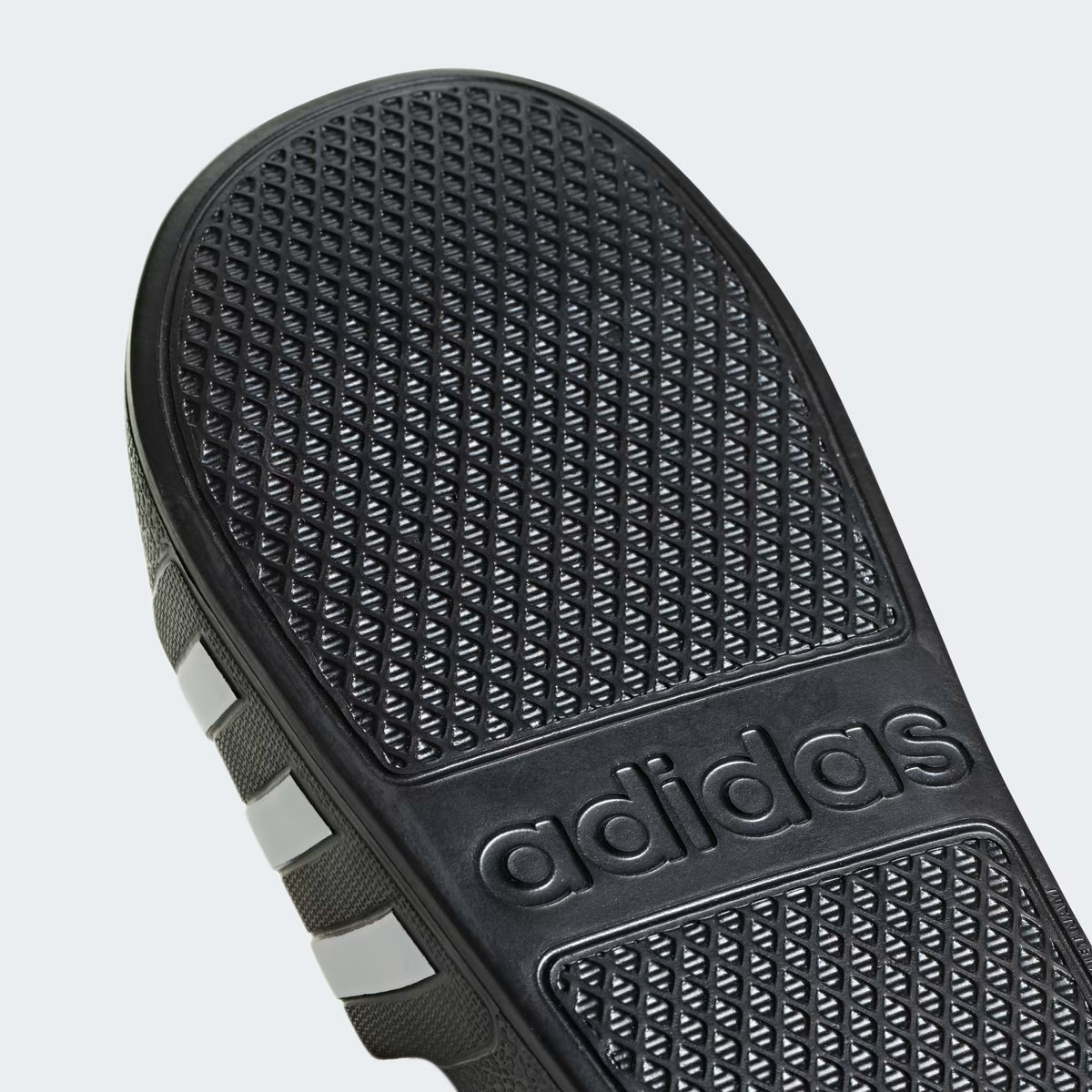 * Adidas Adilette Aqua Slides, Core Black / Cloud White / Core Black, woman's 8