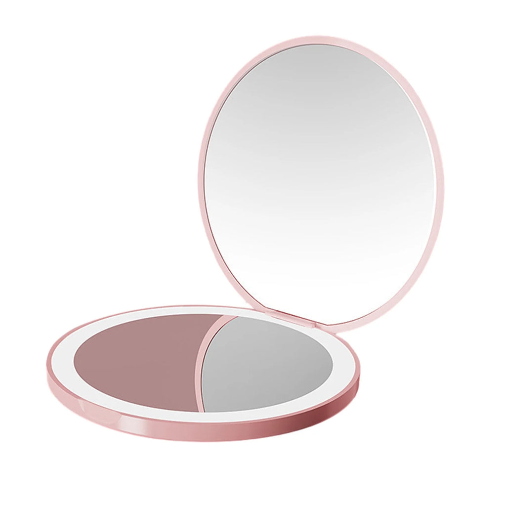 Portable Compact Mirror with Led Light