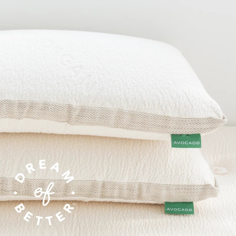 Avocado Molded Latex Pillow-Standard/Single