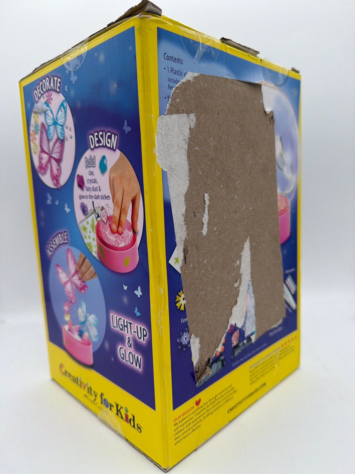 Creativity for Kids Butterfly Fairy Lights Craft Kit - Makes 1 Butterfly Night Light for Kids (Ages 7+)
