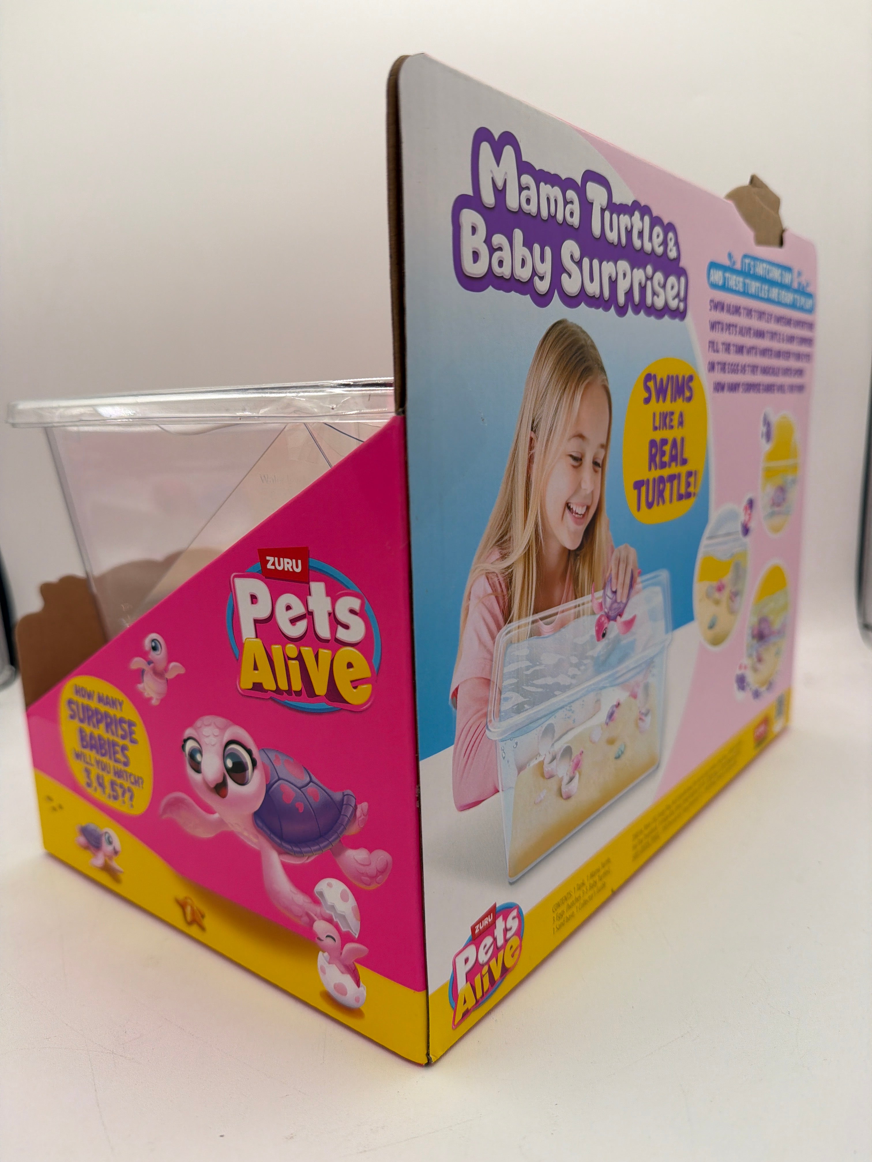 Pets Alive Mommy and Baby Turtle Electronic Girls Robotic Toy , Realistic Animal by ZURU