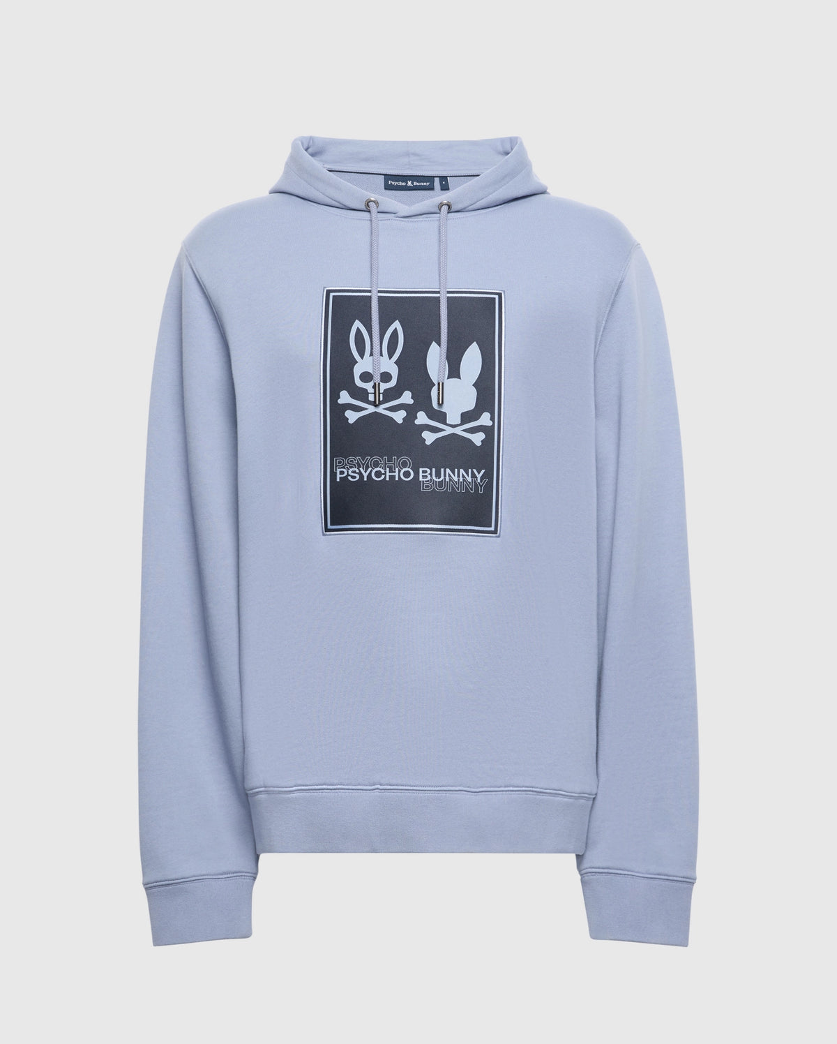 Psycho Bunny Mens Monroe Twill Patch Fleece Hoodie Size: S