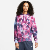 Nike NSW Club Pullover Bb Space Wave Hoodie-Bold Berry/New With Tags