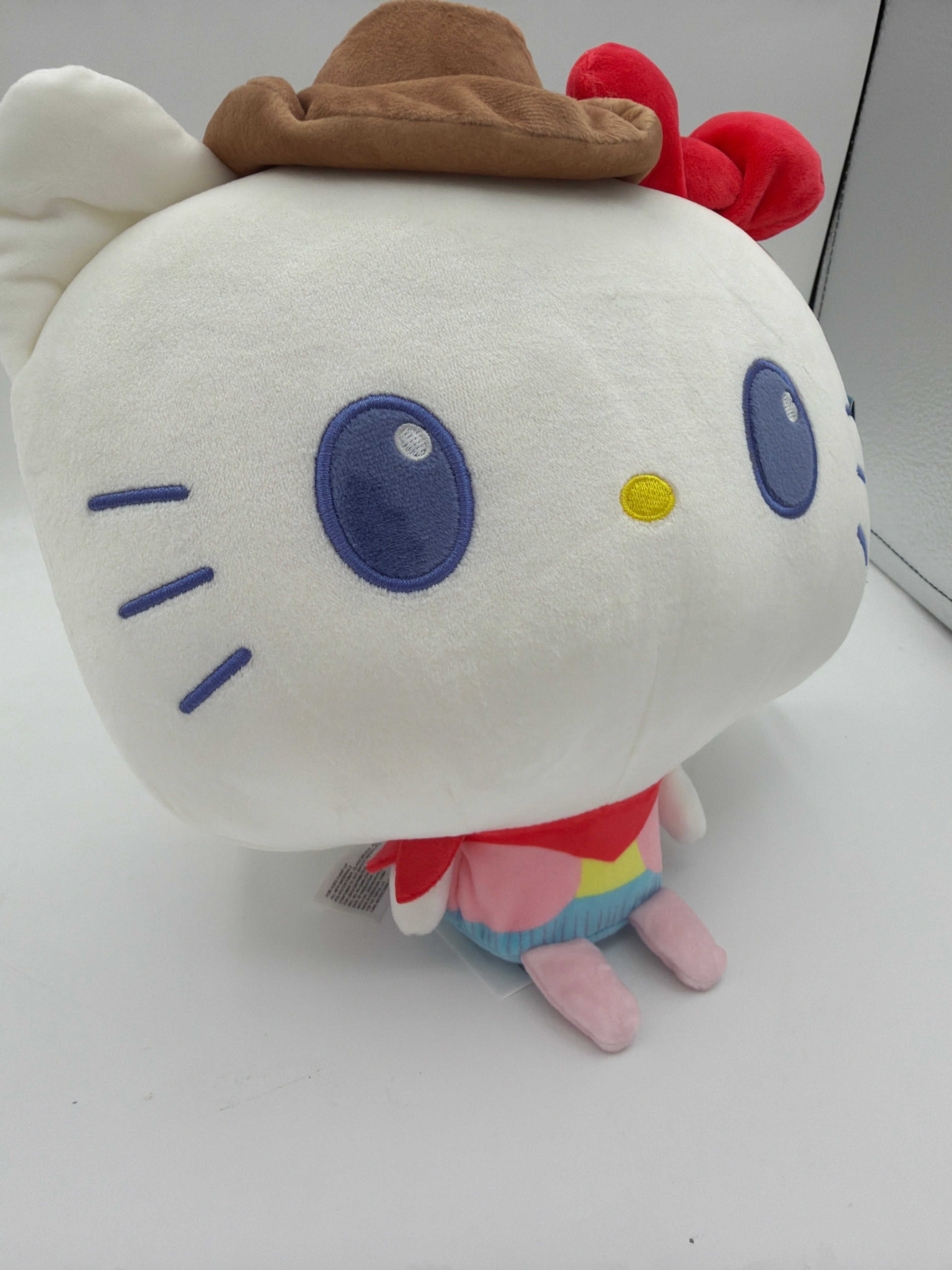 TeeTurtle Cloudheads Cowgirl Hello Kitty Plush - 8-Inch Official Sanrio
