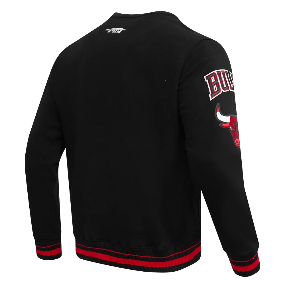 NBA CHICAGO BULLS MASHUP MEN'S RIB CREWNECK - XL