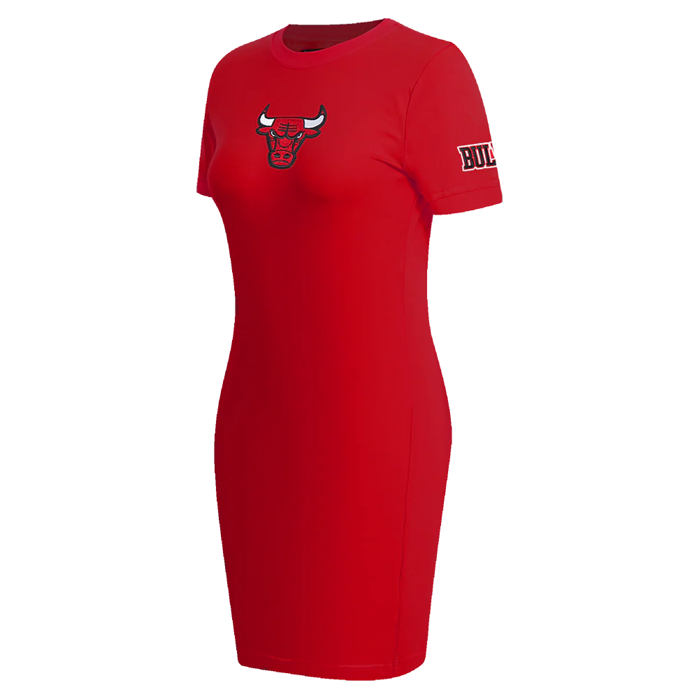 NBA CHICAGO BULLS CLASSIC WOMEN'S BODY CON DRESS Size L