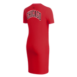 NBA CHICAGO BULLS CLASSIC WOMEN'S BODY CON DRESS Size L