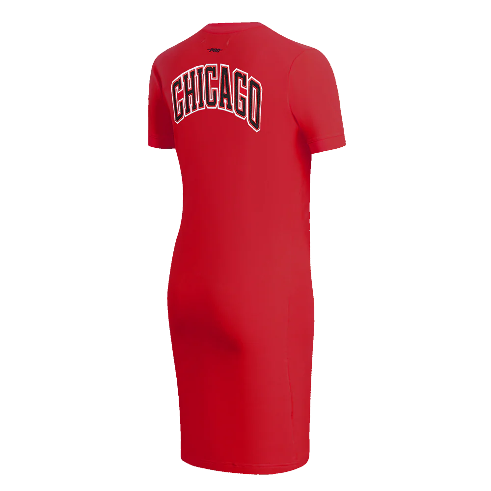 NBA CHICAGO BULLS CLASSIC WOMEN'S BODY CON DRESS Size L