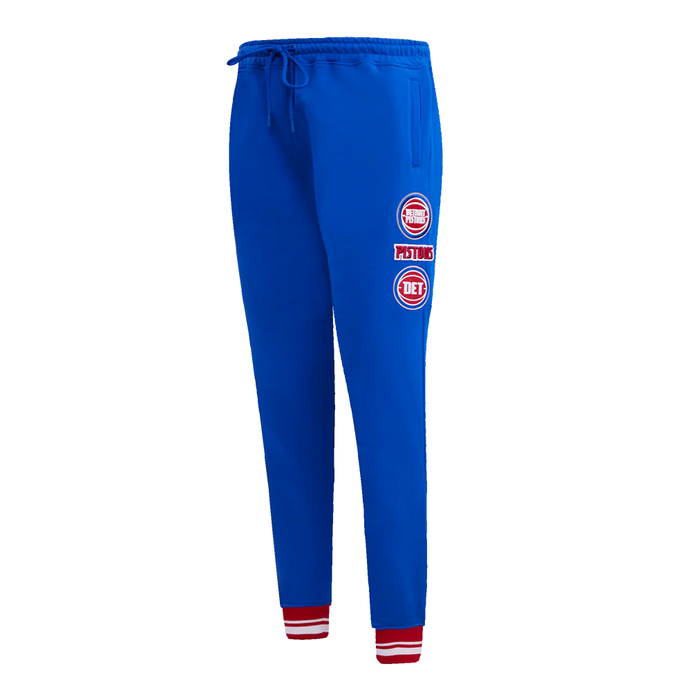 NBA DETROIT PISTONS RETRO CLASSIC WOMEN'S RIB SWEATPANT- SMALL