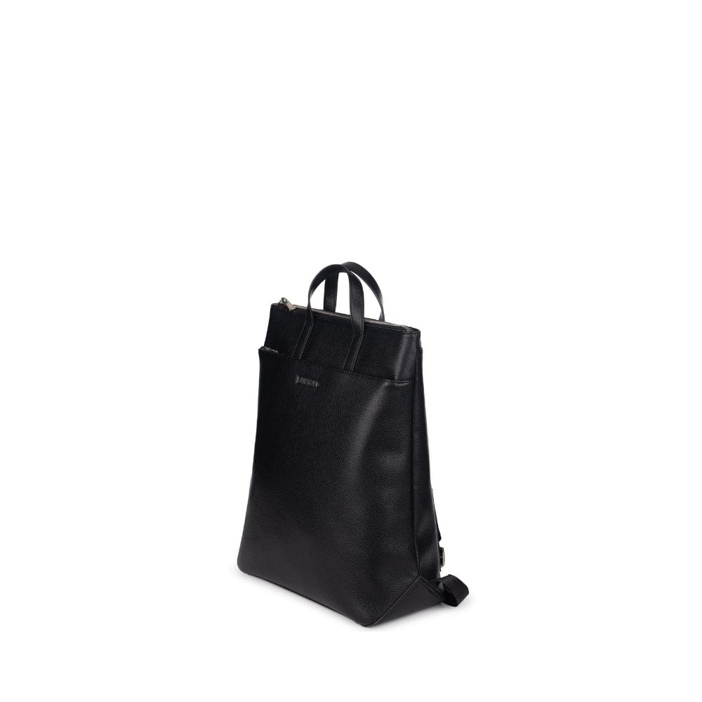 Lambert The Billie - Black Vegan Leather Backpack