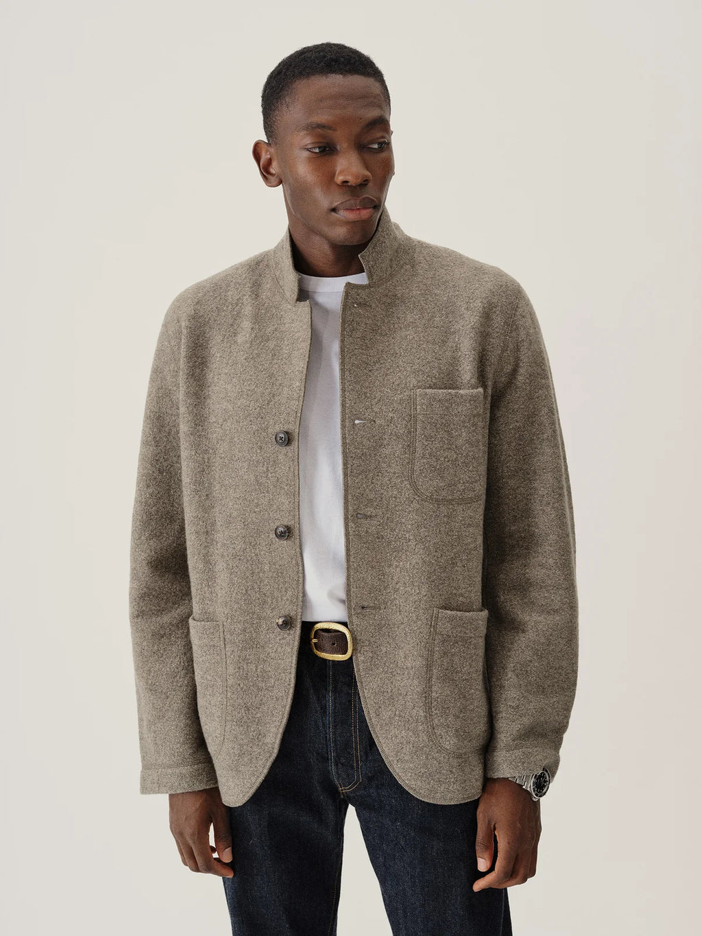 Buck Mason Felted Chore Coat Size Medium