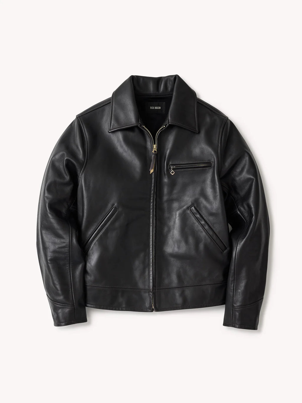 Buck Mason Bruiser PCH Leather Jacket Size Medium