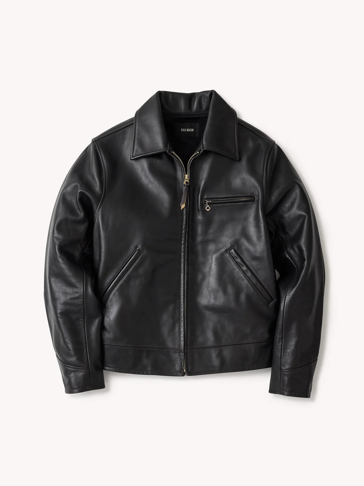 Buck Mason Bruiser PCH Leather Jacket Size Medium