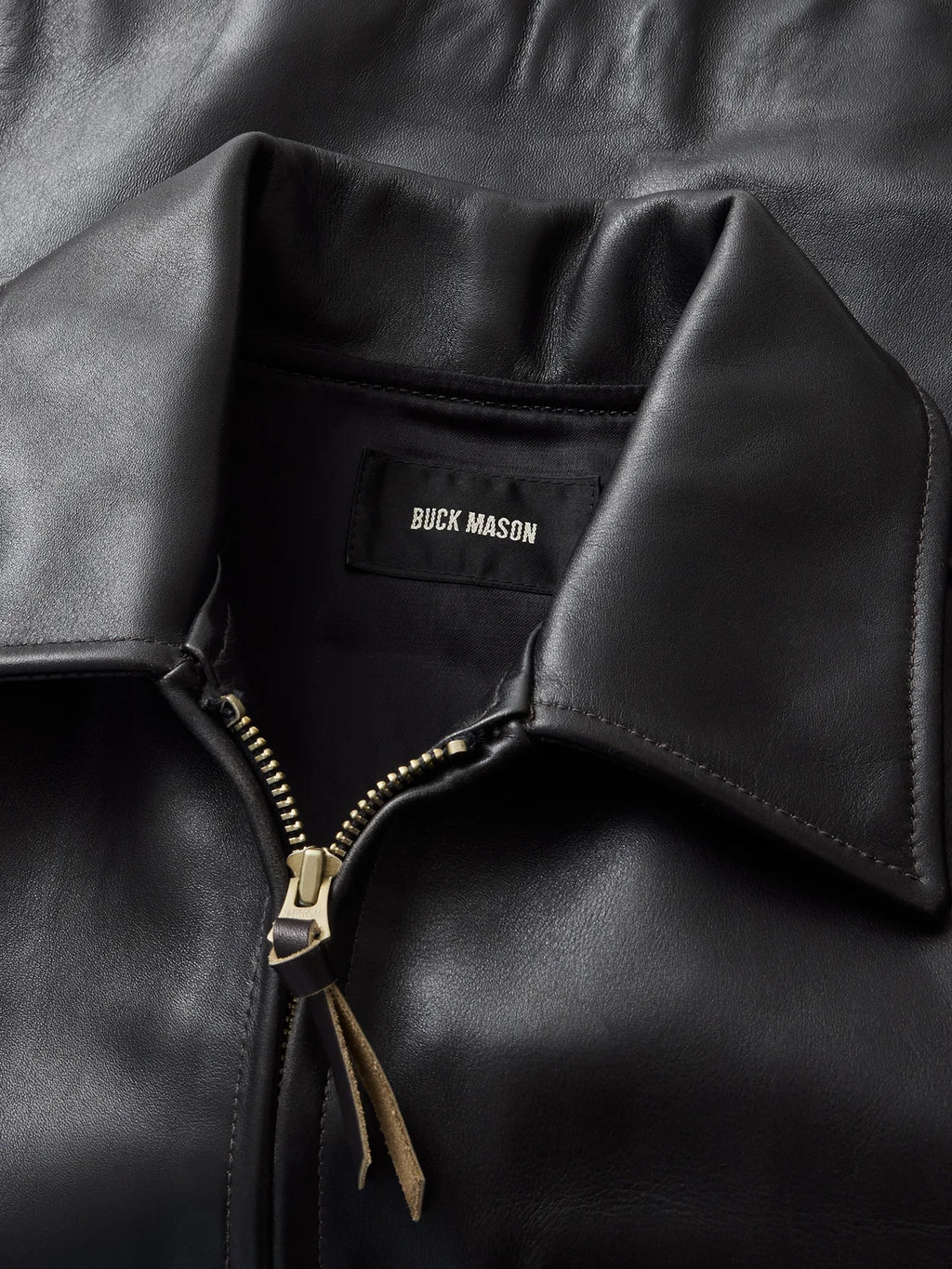 Buck Mason Bruiser PCH Leather Jacket Size Medium