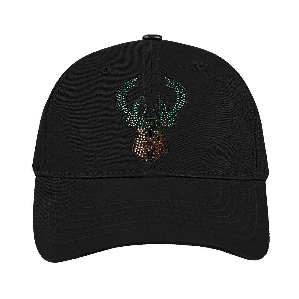 NBA MILWAUKEE BUCKS JEWELS WOMEN'S DAD HAT  ONE SIZE FITS MOST