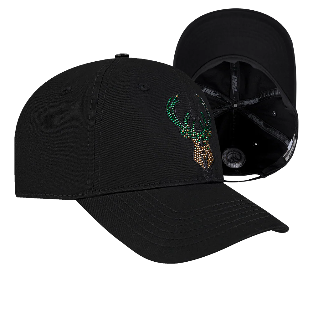 NBA MILWAUKEE BUCKS JEWELS WOMEN'S DAD HAT  ONE SIZE FITS MOST