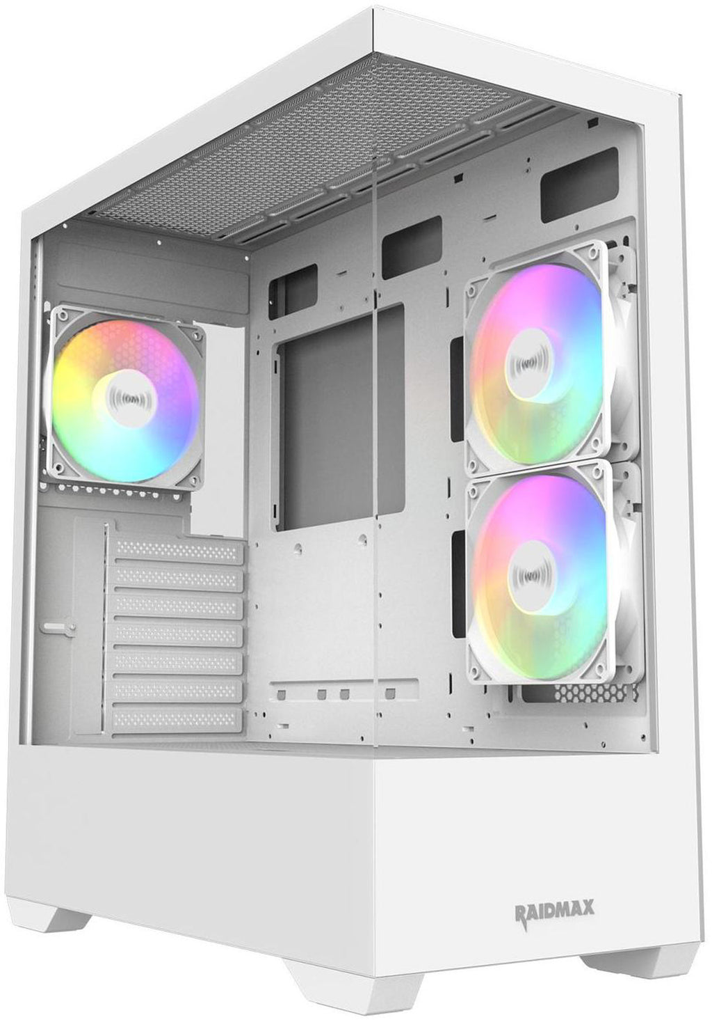Raidmax Infinita i801 Tempered Glass Aqua View Case, White