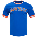 PRO STANDARD - XL - NBA NEW YORK KNICKS CLASSIC CHENILLE MEN'S TEE - ROYAL BLUE