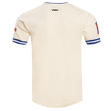 PRO STANDARD - SM MEN'S NBA NEW YORK KNICKS RETRO CLASSIC TEE - EGGSHELL/ROYAL