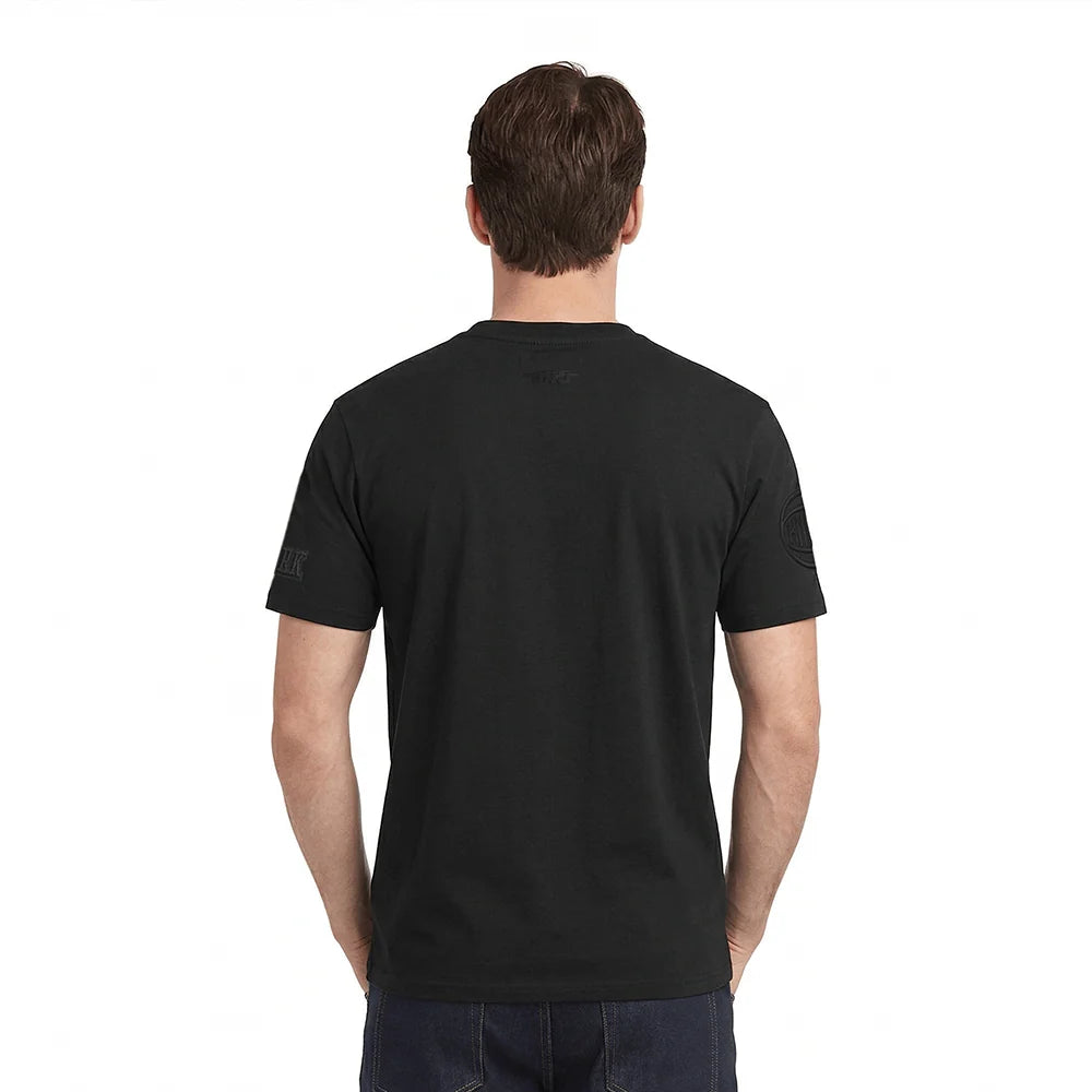 NBA NEW YORK KNICKS NEUTRAL MEN'S COTTON JERSEY DROP SHOULDER TEE - XL