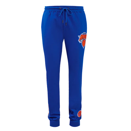 NBA New York Knicks Classic Chenille Men's Jogger - Royal Blue - Size XL