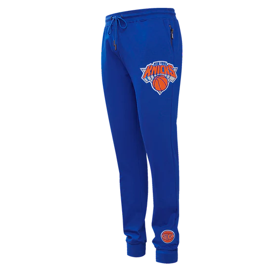 NBA New York Knicks Classic Chenille Men's Jogger - Royal Blue - Size XL