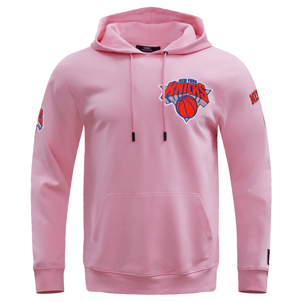 NBA NEW YORK KNICKS CLASSIC CHENILLE MEN'S PULLOVER HOODIE 2XL