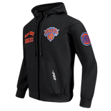 NBA NEW YORK KNICKS CLASSIC WIND SUIT MEN'S WOVEN FULL ZIP PULLOVER HOODIE-2XL