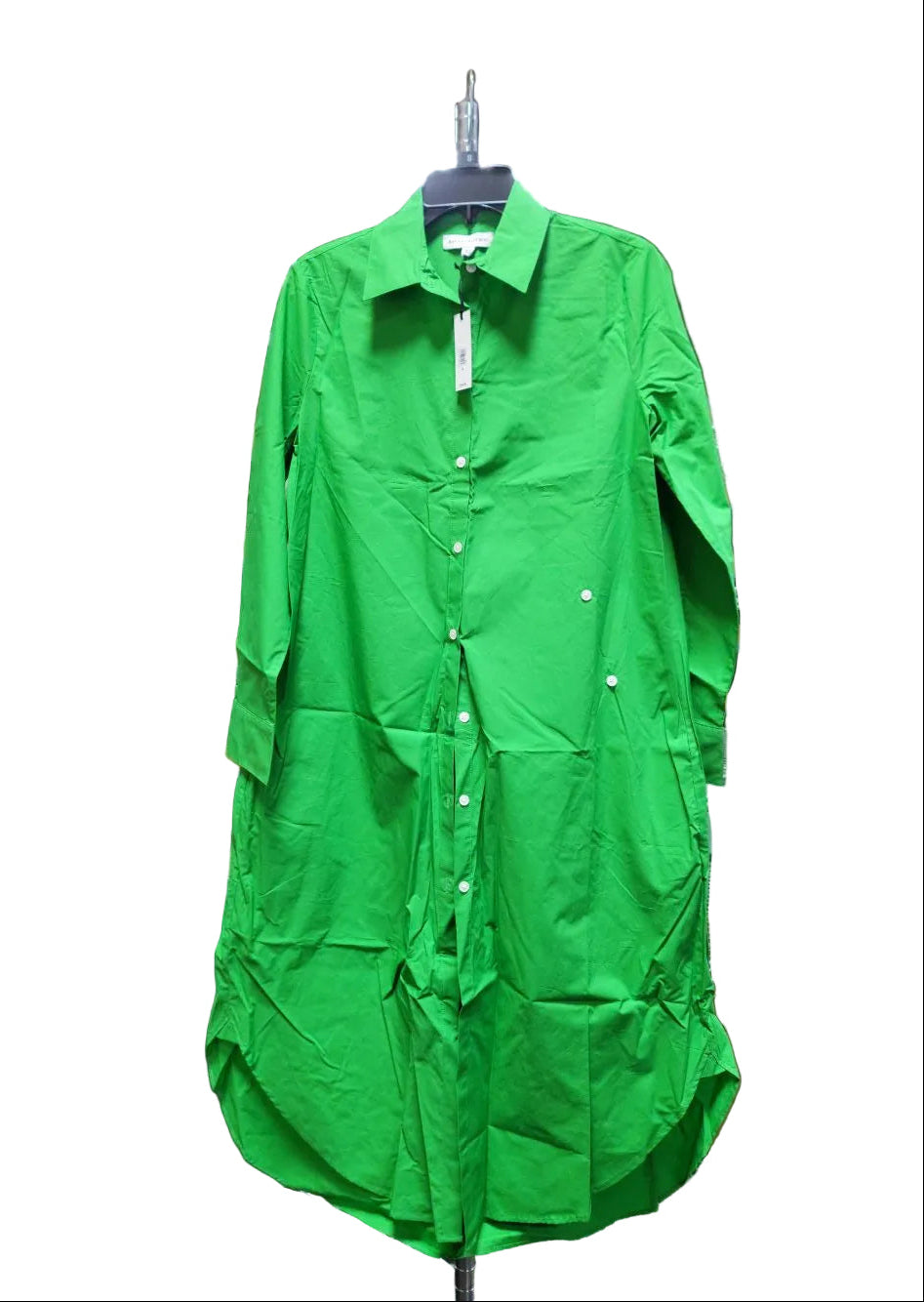 BANANA REPUBLIC | 100% Cotton Shirt Dress | Green | XS
