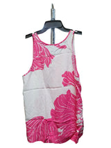 BANANA REPUBLIC | Women's Pink Floral Matte Silk Tank | S