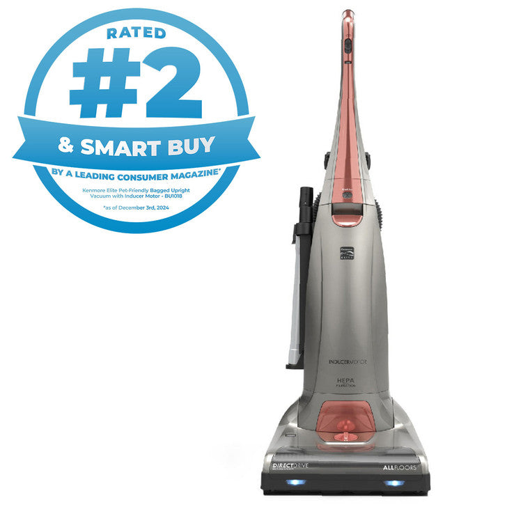 (BU1018) Kenmore Elite Pet-Friendly Bagged Upright Vacuum with Inducer Motor