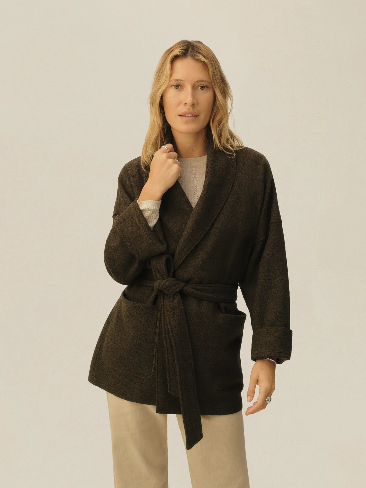 Buck Mason Marled Olive Felted Size XXS