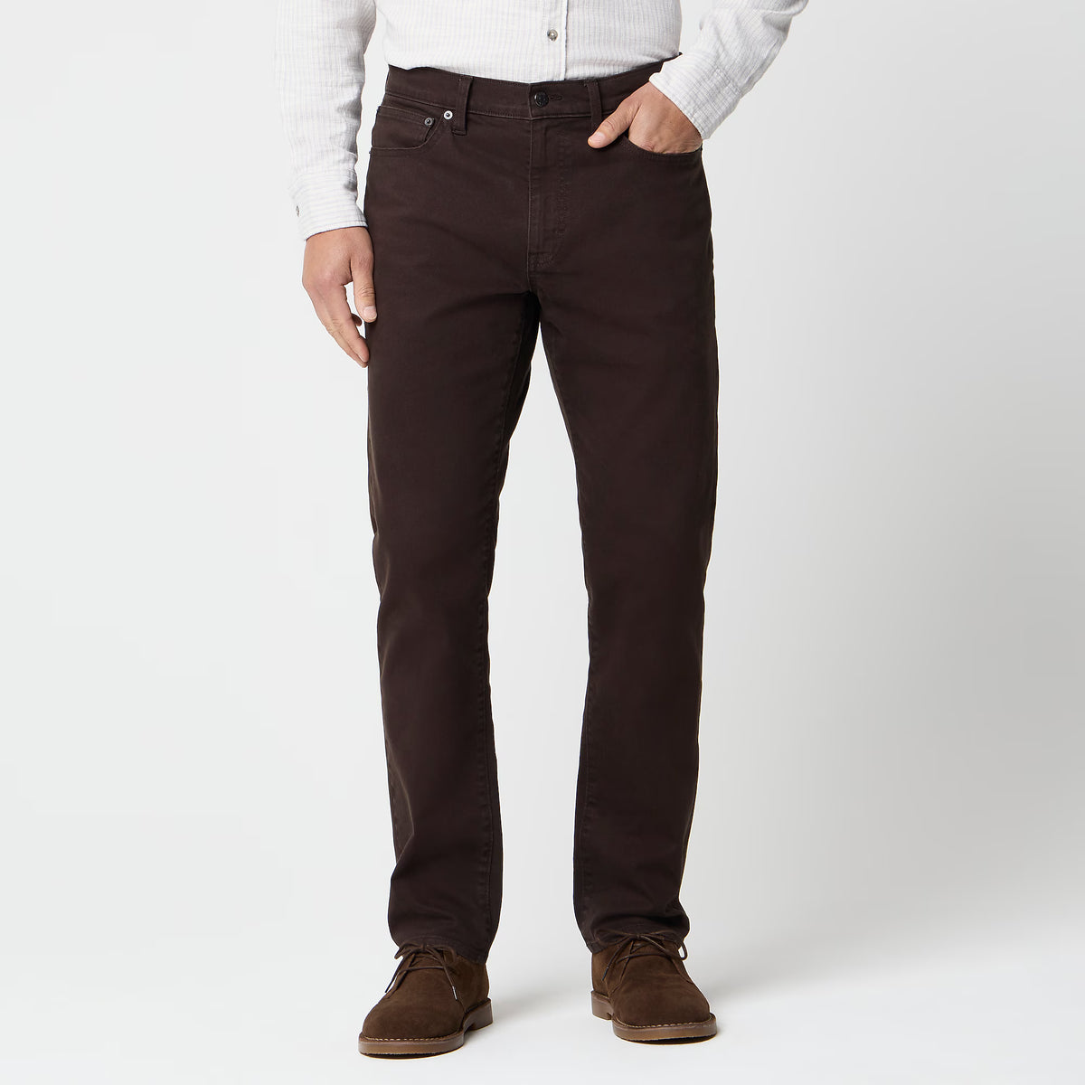 J Crew Men's Straight-Fit Garment-Dyed Five-Pocket Jean 34x32