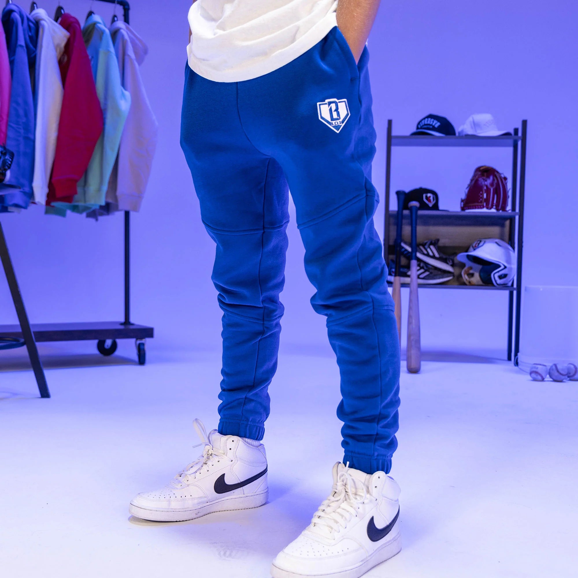 Baseball Lifestyle 101 Baseline Sweatpants - Blue- M