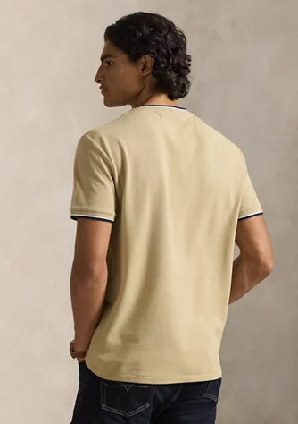 Polo Ralph Lauren Men's Classic Fit Stretch Mesh T-Shirt, Beige - XL