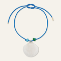 Hart Blue Beaded Shell Necklace