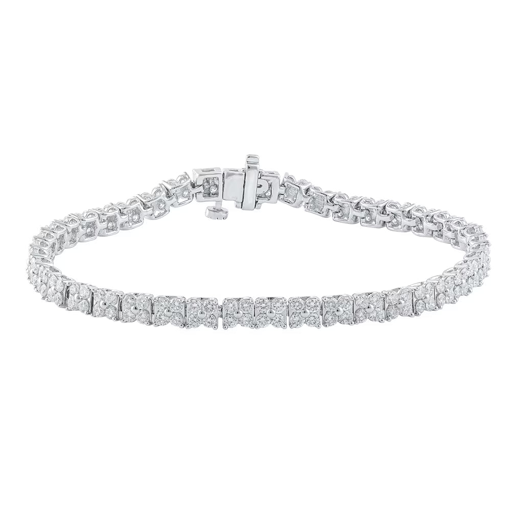 Brilliance Fine Jewelry | 1-3/4 Carat Lab Grown Diamond Classic Tennis Bracelet in 925 SS | 6"