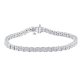 Brilliance Fine Jewelry | 1-3/4 Carat Lab Grown Diamond Classic Tennis Bracelet in 925 SS | 6"