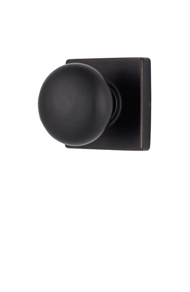 BRINKS | Contemporary Door Knob | Passage - Hall and Closet | Tuscan Bronze