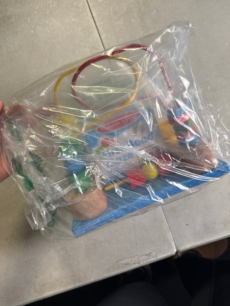 Melissa & Doug First Bead Maze - Wooden Educational Baby Toy with Suction Cups, for Floor, High Chair or Toddler Table, Toddler Toys for Girls & Boys Ages 1+