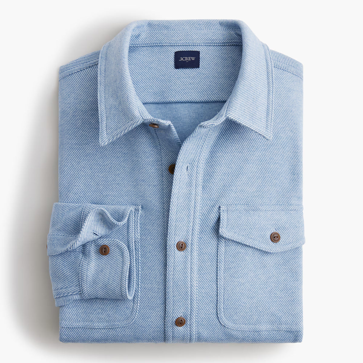 J Crew Men's Double-knit work shirt Medium