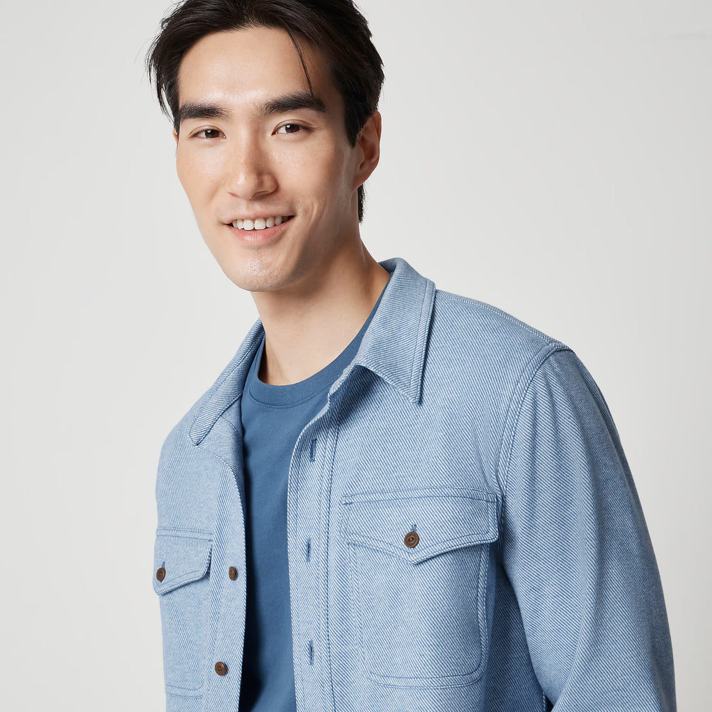 J Crew Men's Double-knit work shirt Medium