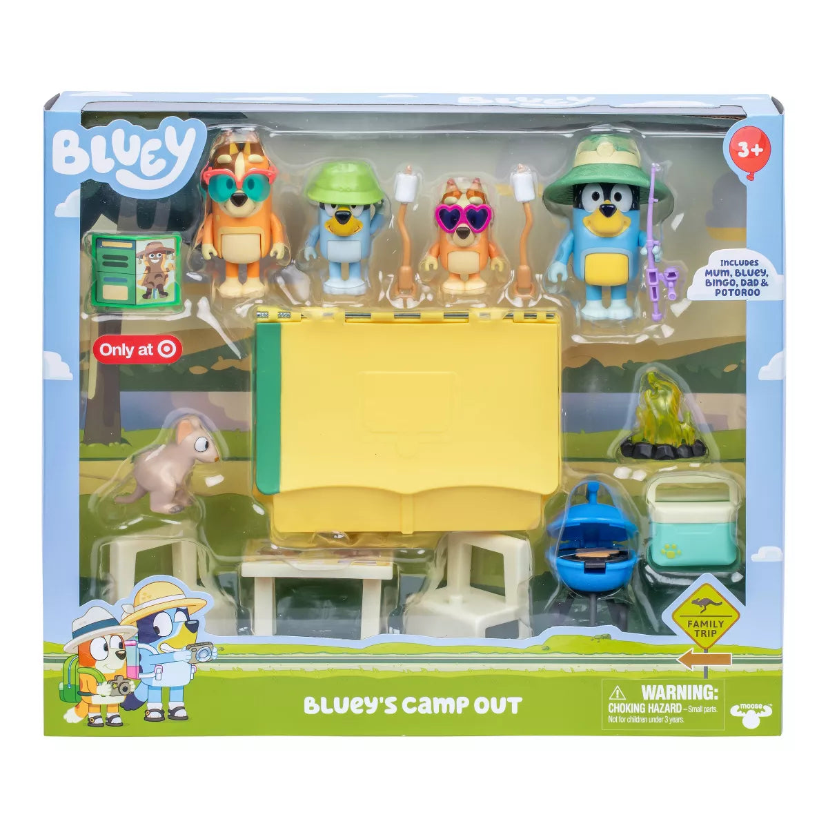 Bluey's Camp Out Playset